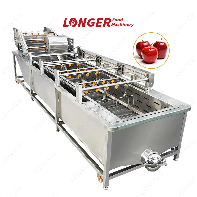 
Air Bubble Auto Onion Washer Ginger Washing Machine Plant 