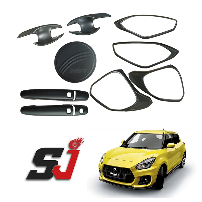 High Quality Automotive Accessories Combo Set Chrome Kit Garnish Set for suzuki swift body kit