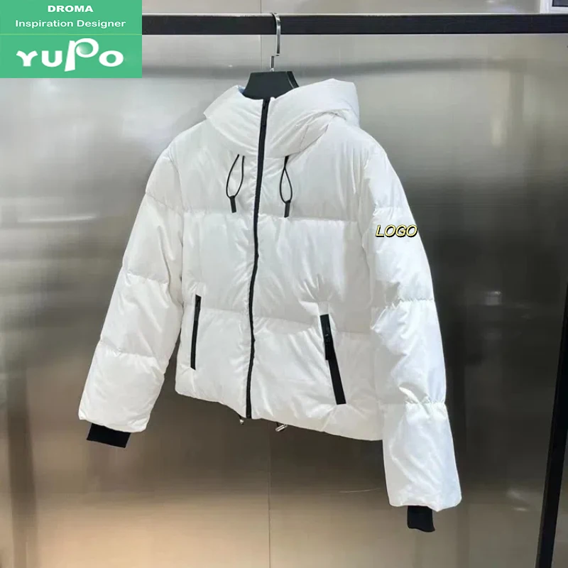Droma Vip Catalog European Fashion Winter Thicken Warm Women Puffer Down Coats Casual Leisure Down Jacket