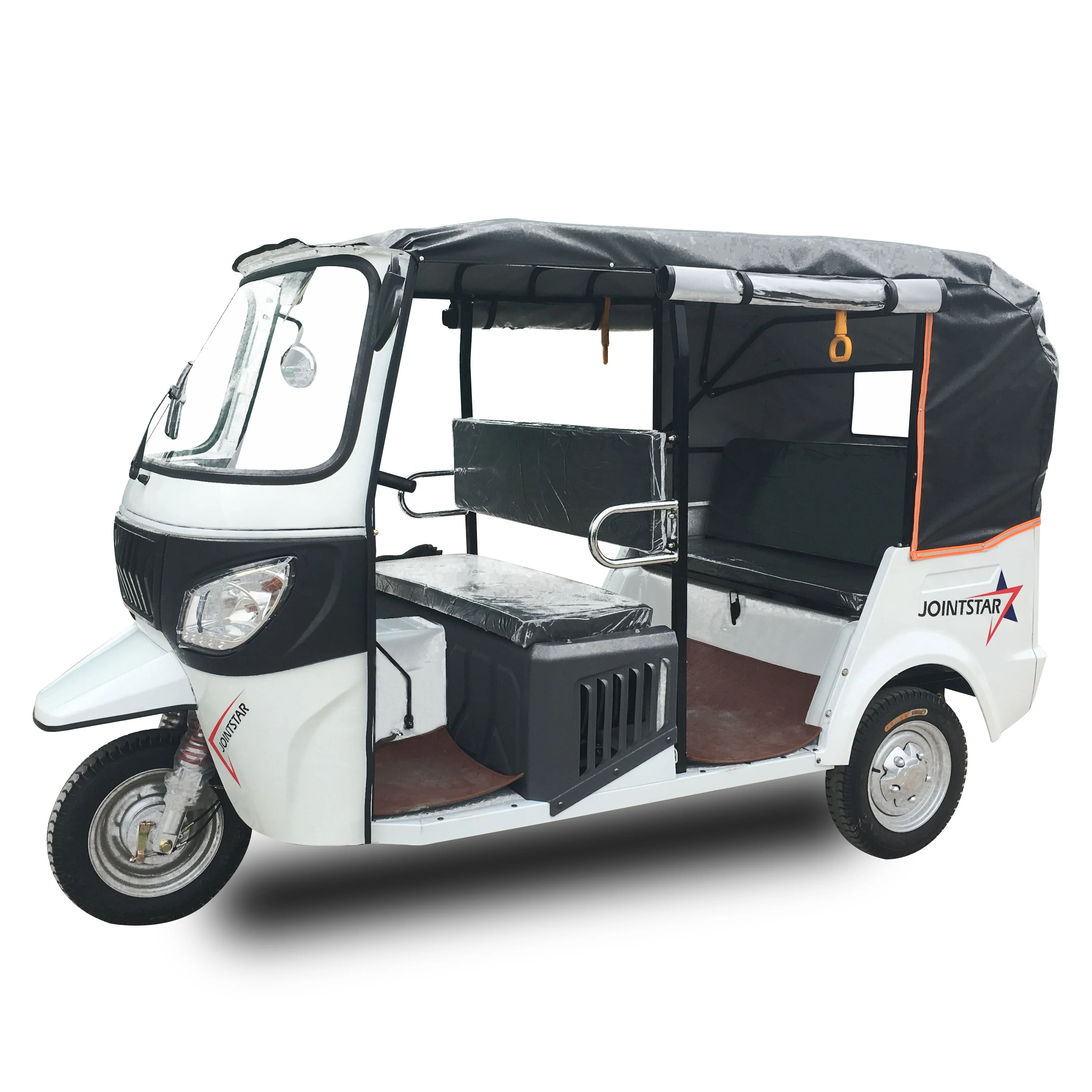 Widened 4 Seats Three Wheel Taxi 200cc Petrol Motor Tricycle For Passengers Bajaj Tuktuk