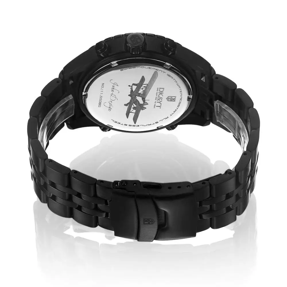 Custom Pilot Watch Mens Classic Luminous Wrist Watch reloj para hombre saat erkek relojes de cuarzo custom watch