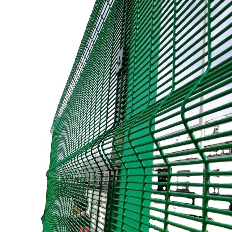 Direct Factory 3D Galvanized and Powder Coated Galfan Welded Wire Mesh Anti Climb High Security 358 Mesh Fence Price