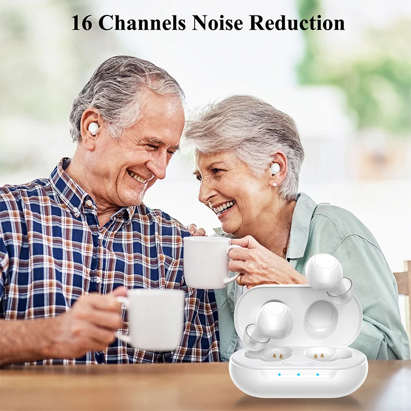 New Product Comfortable Hearing Aids with Touch Control Digital Rechargeable Hearing Aid for Hearing Loss