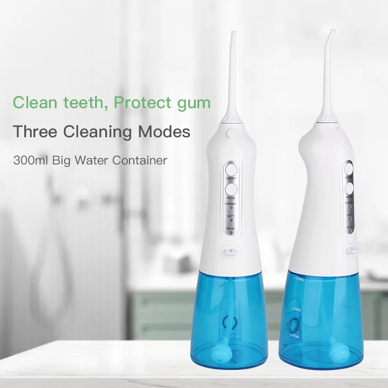 
Water Flosser 300ml Ipx7 Waterproof Cordless Dental Oral Irrigator Portable And Rechargeable Water Flossing Home And Travel 