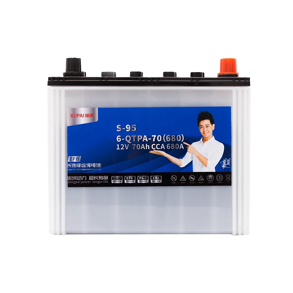 High-end S95 6-QTPA-70/12V70AH Mazda For Renault car battery auto batteries
