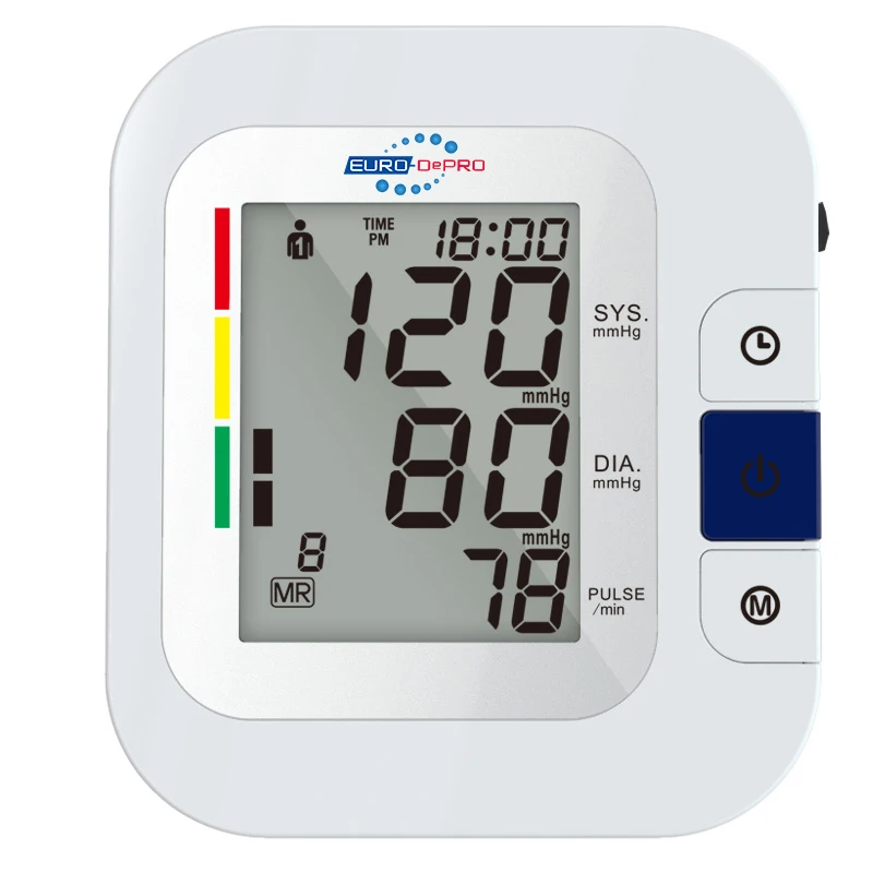 Hospital use digital clinical baby adult patient digital LCD display contact armband blood pressure monitor