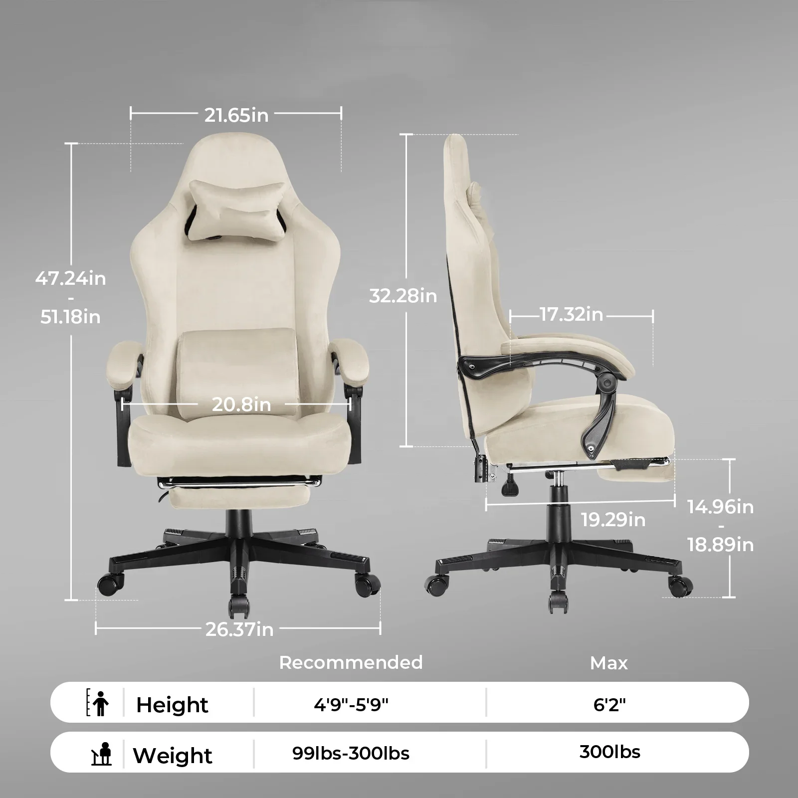 Cheap High Quality Breathable Alcantara computer Gaming Chair Comfortable Massage Gamer Swivel Reclining Chair with Footrest