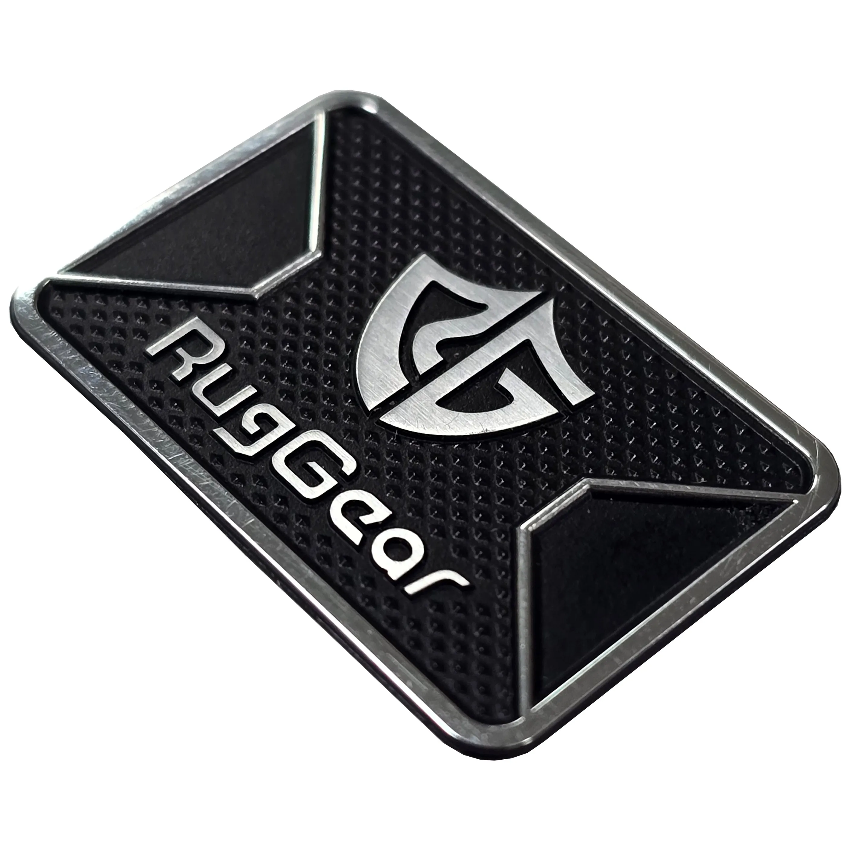 Electroforming Nickel Metal Mobile Phone Brand 3D Logo Label Metal Self-Adhesive Nameplate Sticker