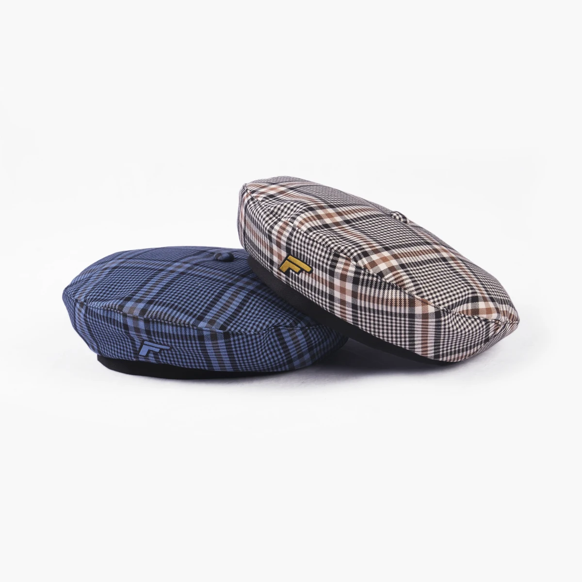 High Quality Wholesale Summer Women French Ladies Checked Beret Hats