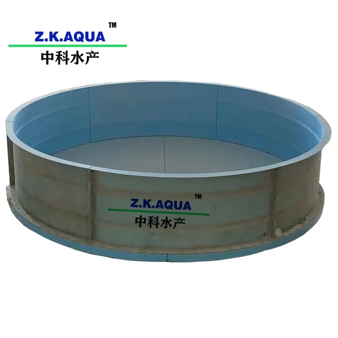 Big round FRP fish tank for fish farming