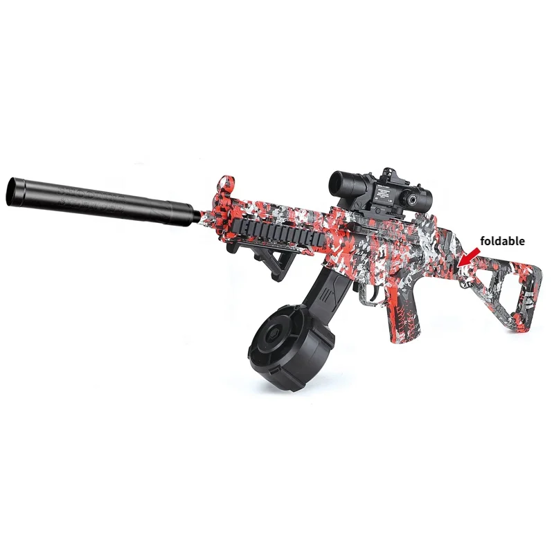 Best Seller MP5 Blaster Electric Automatic Toy Guns For Kids Play Team Games Tactical Foldable Stock High 150+ FPS