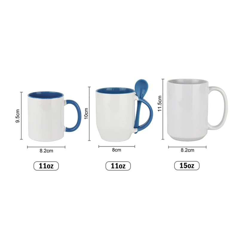 Wholesale 11oz Ceramic Coffee Mug Glitter Ceramic Coffee Mugs Sparkling Cups for DIY Sublimation Porcelain Coffee Mugs