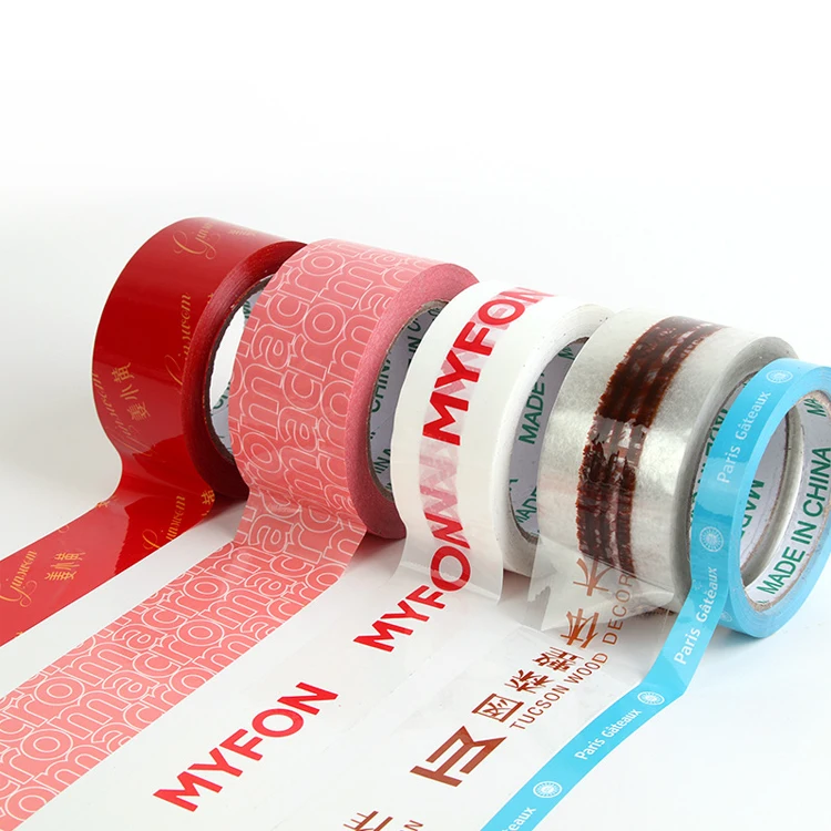 custom printing adhesive packing tapes bopp tape sealing packaging transparent tape for carton