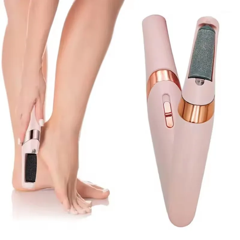 Electric Foot Callus Remover with Fine Coarse Roller Heads Rechargeable Electric Callus Remover Tool