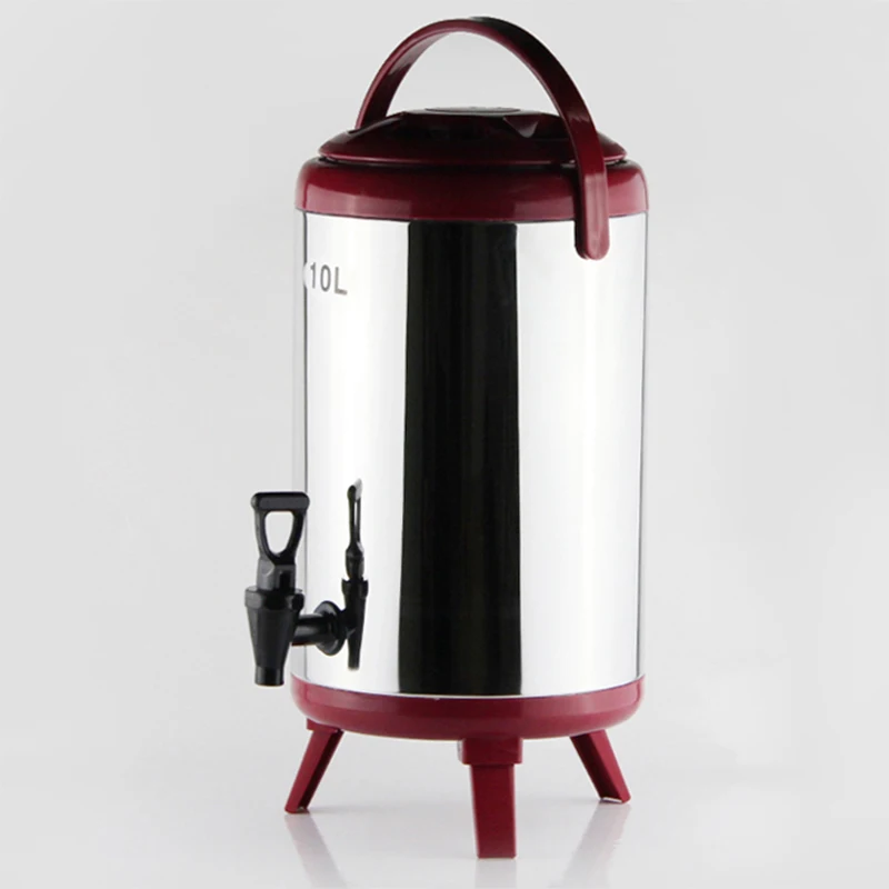 Thermos Bucket With Water Tap 6L Heat Insulation Barrel for Milk Tea