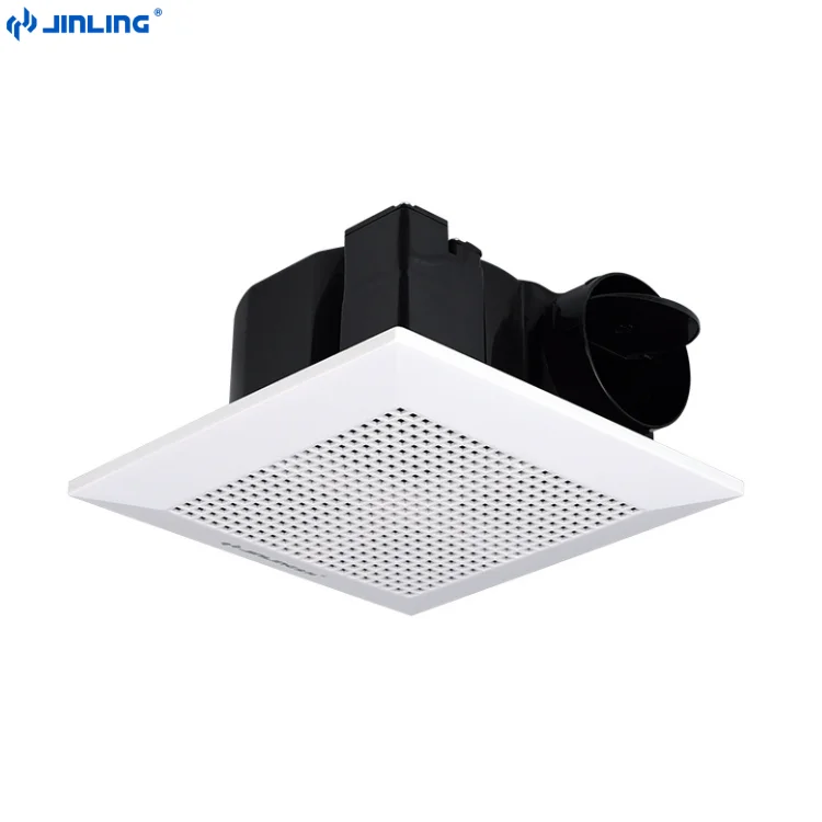 220V Plastic Ceiling Mount Duct Extractor Fan Home Office Use Air Ventilation Fan Bathroom Exhaust Fan
