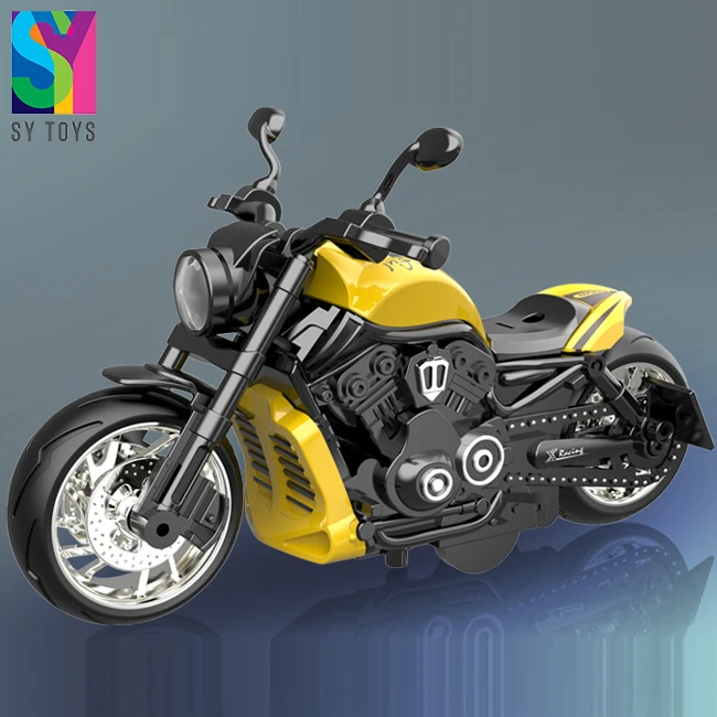 SY Diecast Model Car Zinc Alloy Metal Cars Toy Motorcycle For Kids