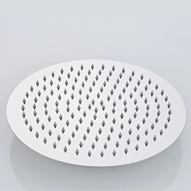 Wholesale price 6 8 10 12 inch shower round top shower set bathroom 304 stainless steel top head shower