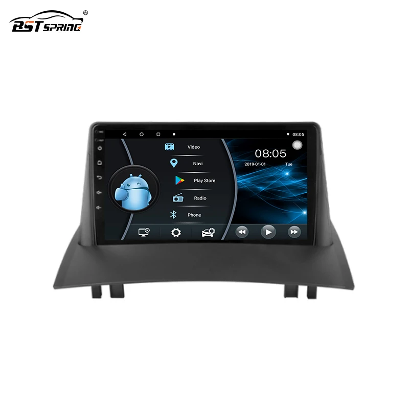 Android Radio Car Multimedia System GPS Navigation For Renault Megane 2 Fluence Car DVD Stereo Player