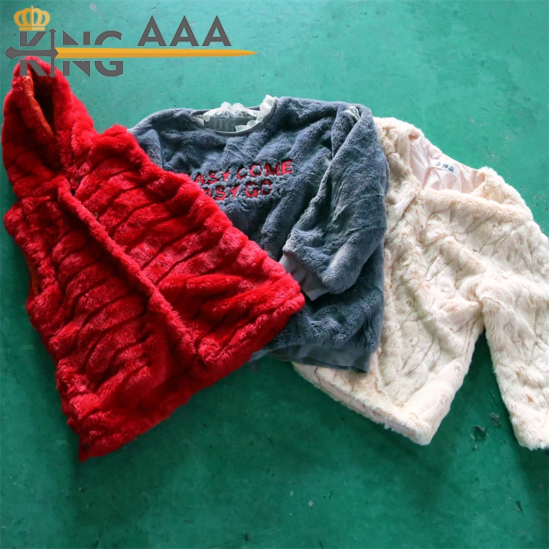 Winter Clothes ladies second artificial wool Used Clothing women sweater