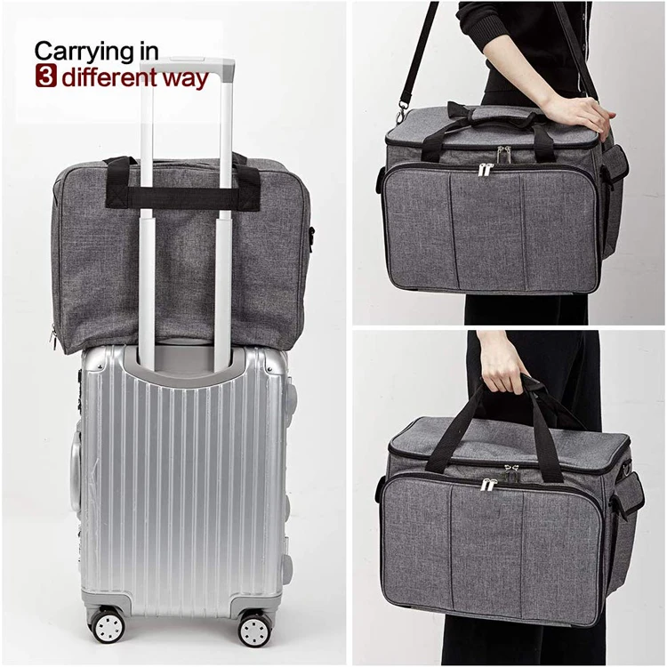 hot selling custom premium universal tote case sewing machine carry bag sewing machine bag