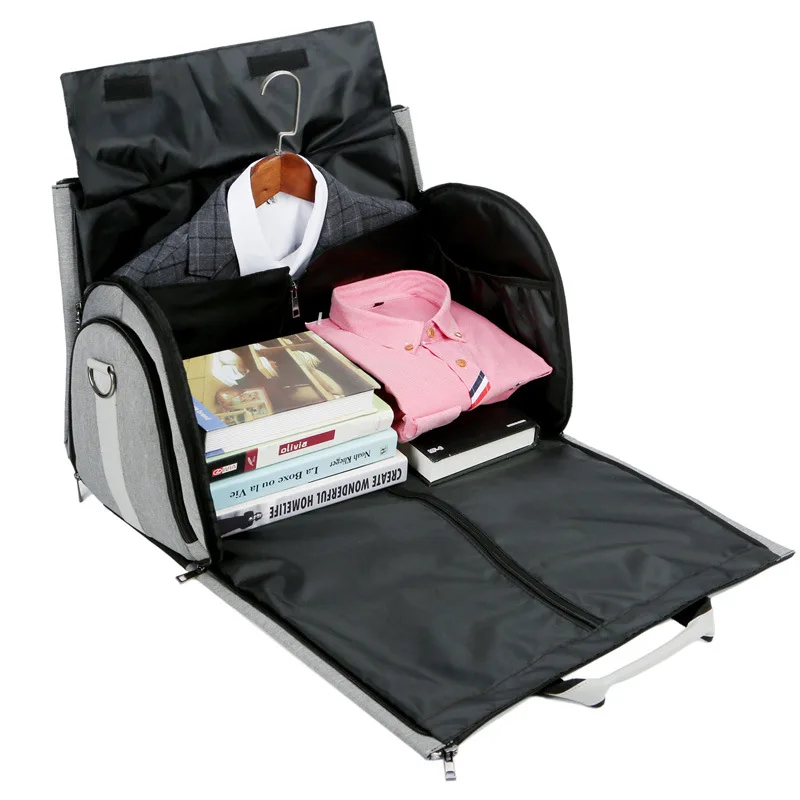 2 in 1 hanging suit travel bag convertible garment bag convertible garment duffel bag