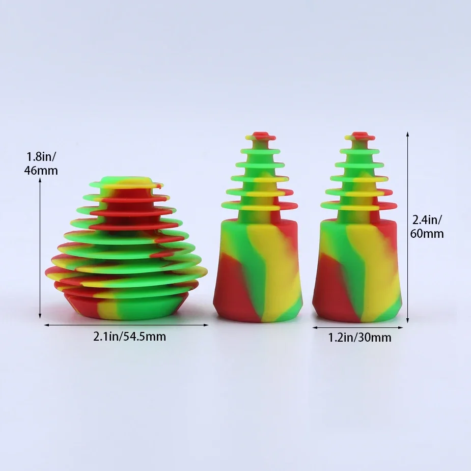 3Pcs/set Silicone Wine Stopper Beer Beverage Cover Soda Leak Closures Household Fresh Saver Stopper Kitchen Bar Accessories