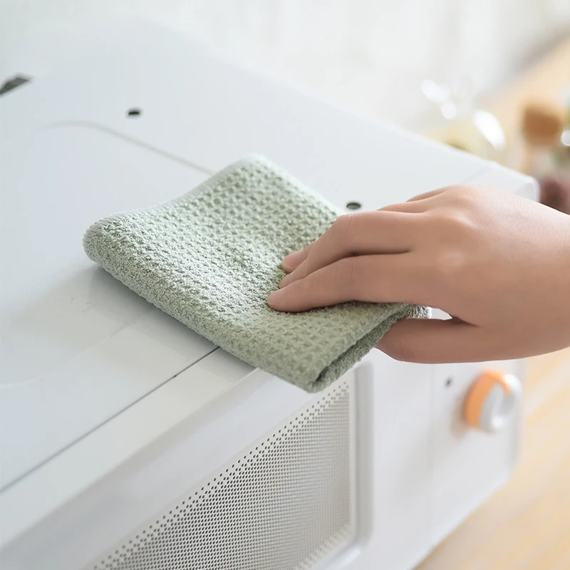 HOT  Sales  in  America  Microfiber Dish Towels Kitchen Drying Towel Waffle Weave White Hand Towel Good for Sublimation Printing