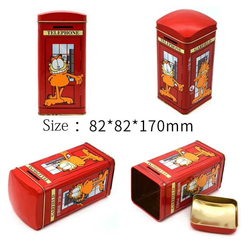 Tin Coin Piggy Bank for Kids Money Saving Tin Box Logo Round Shaped Metal Lovely Gift Custom Set OEM Customized Craft Meta Box