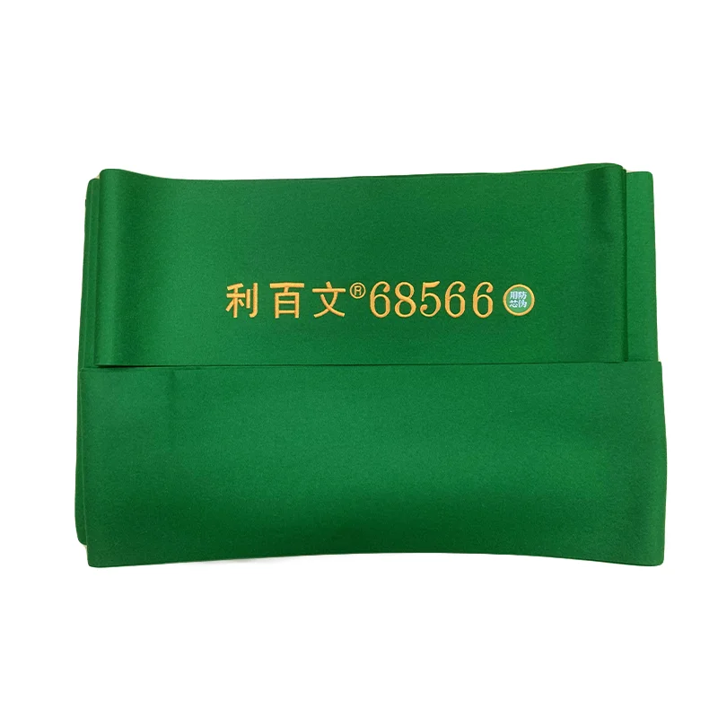 Hot sale Liberwin 68566 snooker billiard pool table cloth durable high quality cover clothes in green
