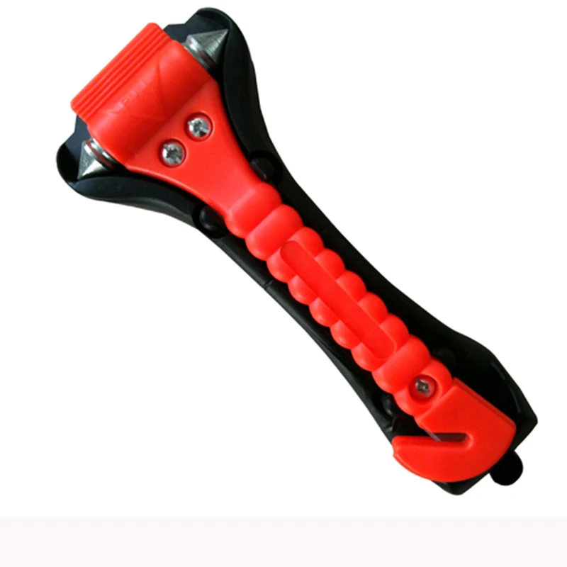 Good quality 2-in-1 car safety hammer Lightweight mini emergency escape hammer multi-functional window breaker