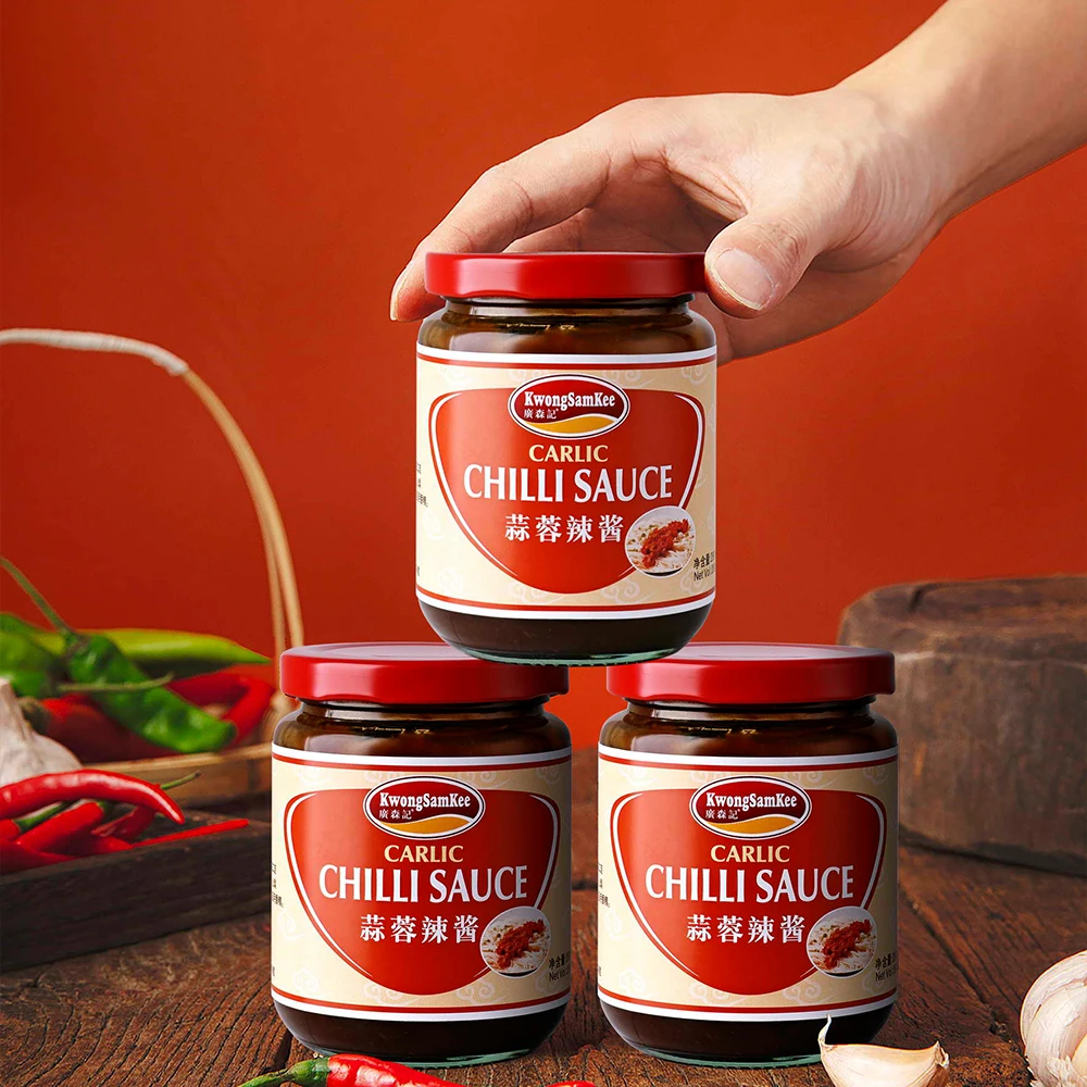 Hot Selling Spicy Red Pepper Chili Garlic Sauce Chinese Food Delicious Hot Chili Sauce