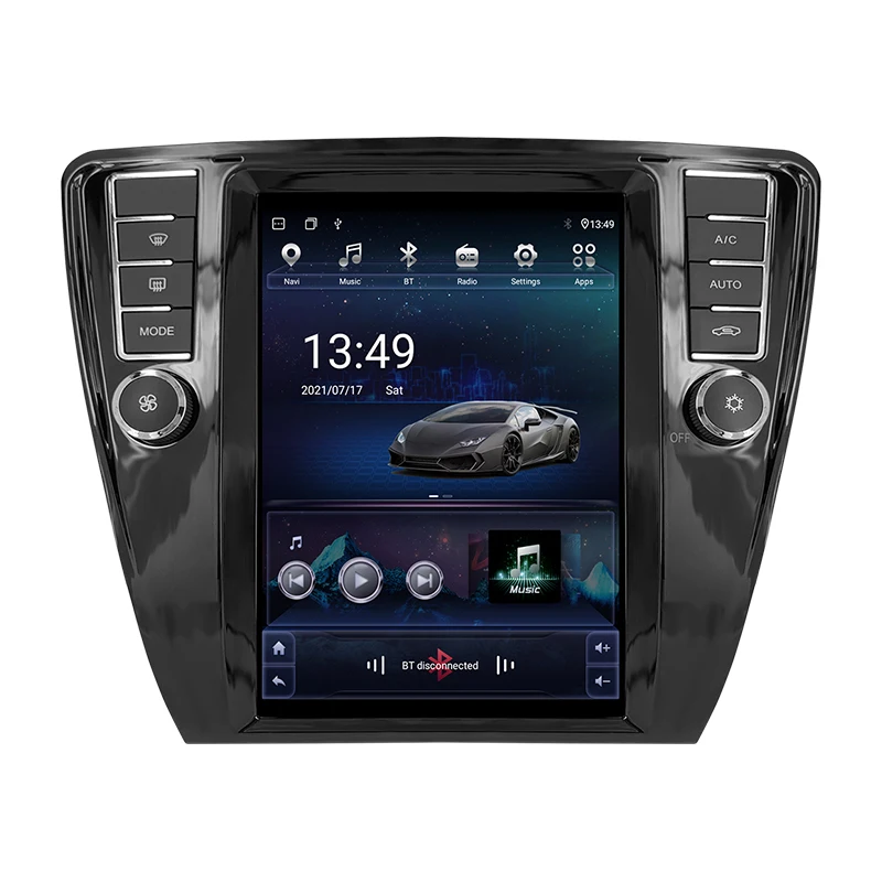 Оптовая продажа для Skoda Octavia 2016-2018years android мультимедийный плеер видео GPS навигации Тесла стиль вертикальный экран 360 камера