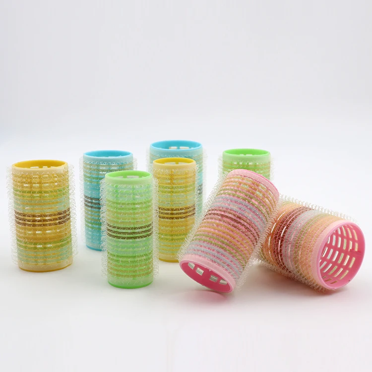 Customized Colorful Multi-sizes Durable Plastic Curler Hair Roller