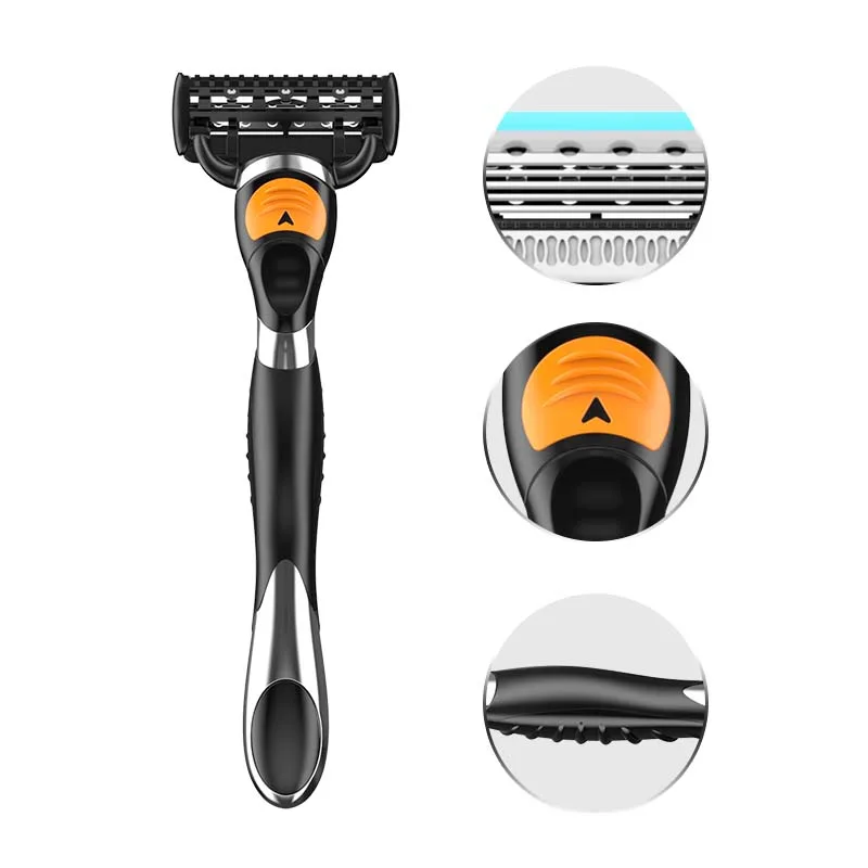 New Design High Quality Mens Safety Razor Shaving Razor Compatible with 5 Blade Cartridge