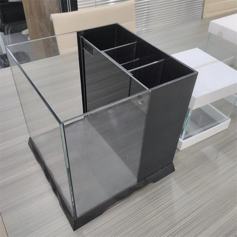 Juyang Aquarium Tank Rimless Ultra White Home Decoration Fish Bowl Clear Glass Square Glass 4.2 Gallon 9mm Sustainable 15.6L