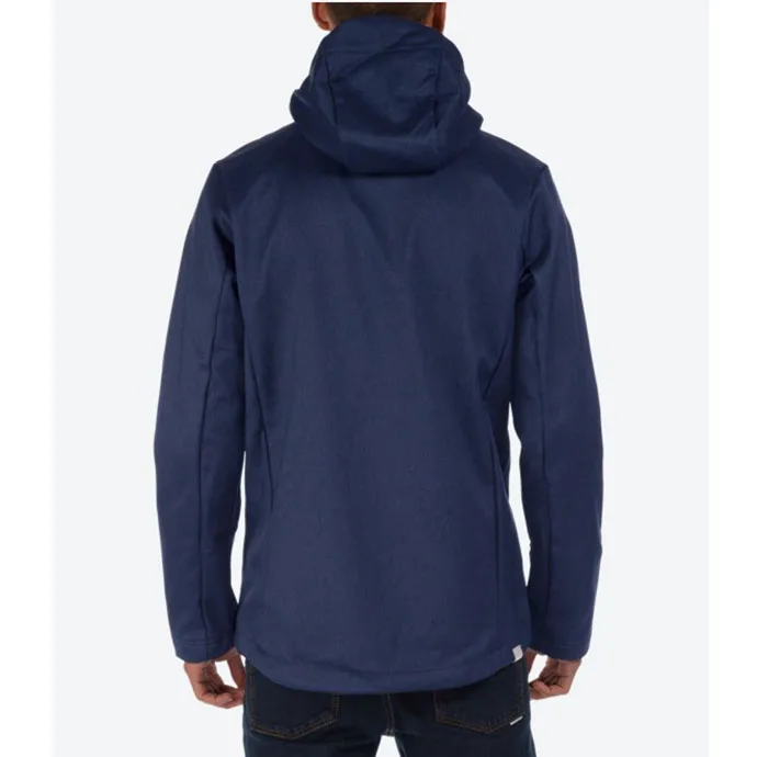 Windbreaker hoodie draw cord double zipper collar custom men softshell jacket waterproof jacket men