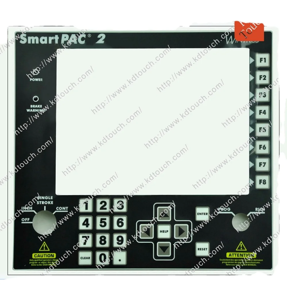 Silicone Rubber Keys Membrane Switch with Aluminum Panel