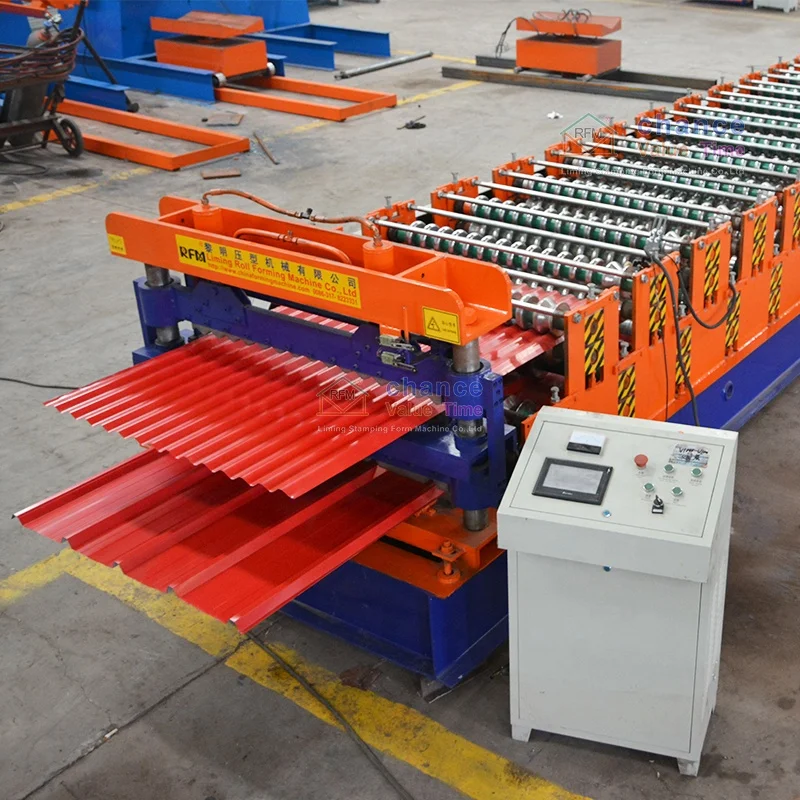 Multifunctional Double Layer Roof Sheet Roll Forming Machine  corrugated Iron Sheet Machine Can satisfy different requirements