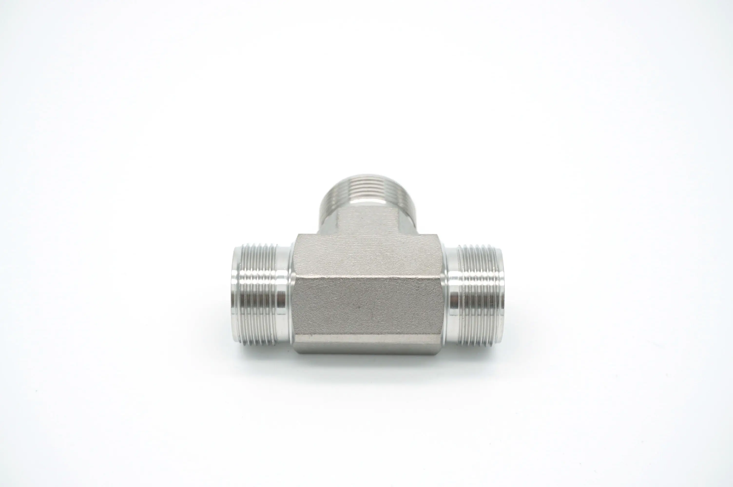 Hydraulic Connection Factory Manufacturer Hydraulic Pump Adapter Carbon Steel  Equal Tee Fittings