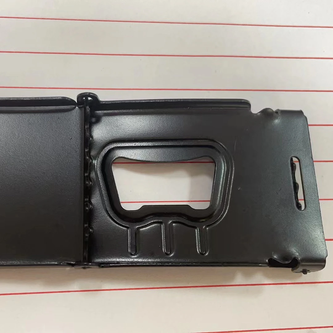 Beer bottle opener button accessories adjust buckle cowboy belt buckle 4.0cm custom military Clips black color