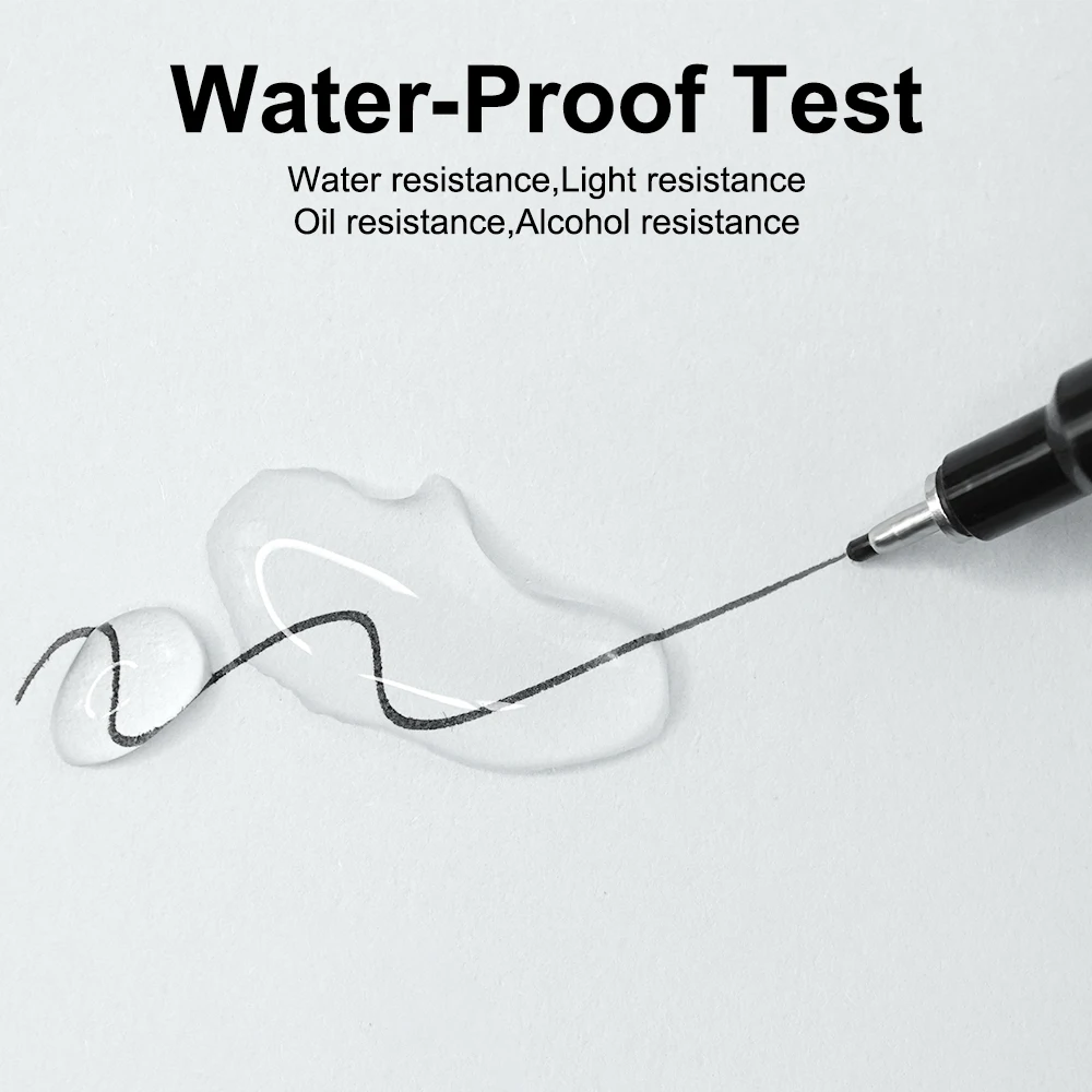 KHY 24 Colors Sketch Calligraphy For Paint Art Fine Point Liner Custom Draw Fineliner Set Of Permanent Ink Marker Pen