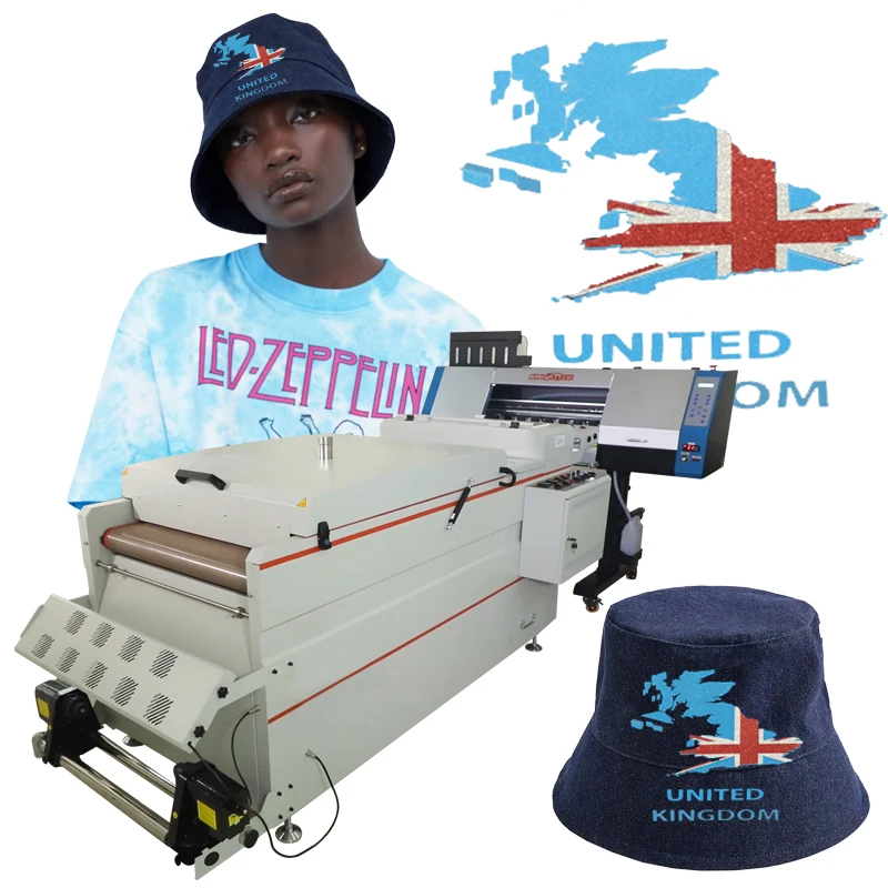 KingJet Hot Sale Heat PET Film DTF Printer With Roll to dtf Ttransferpaper pet film ptinter