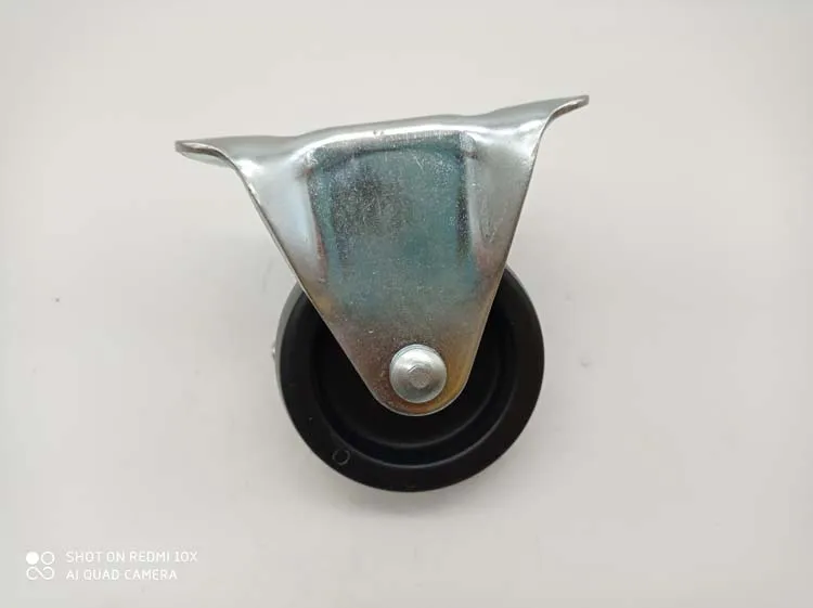 Most Popular Factory Outlet 75x32 Fixed Caster Wheel with Side Brake Economically Priced Casters