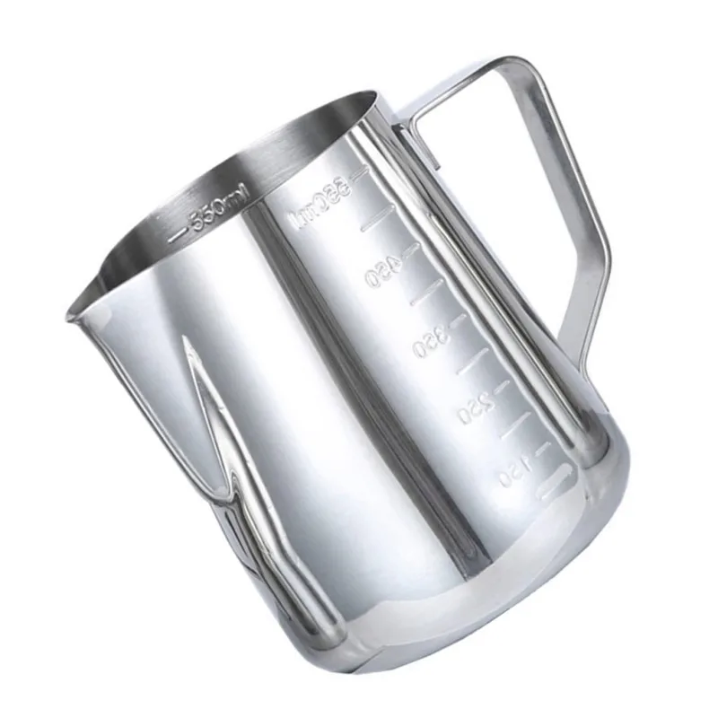 20oz 600mL Cafe Coffee Supplies Custom Logo Color Stainless Steel Steam Milk Frother Pitcher