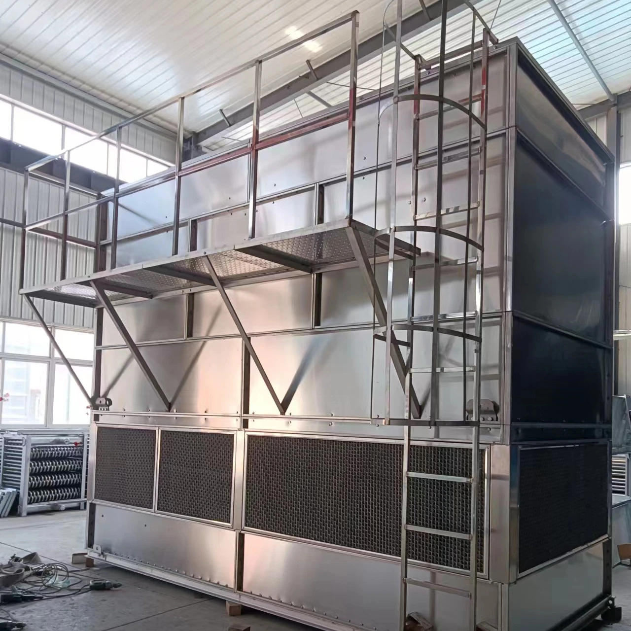 2023 New Design Industrial Water Saving Evaporative Condenser Type Closed Cooling Tower