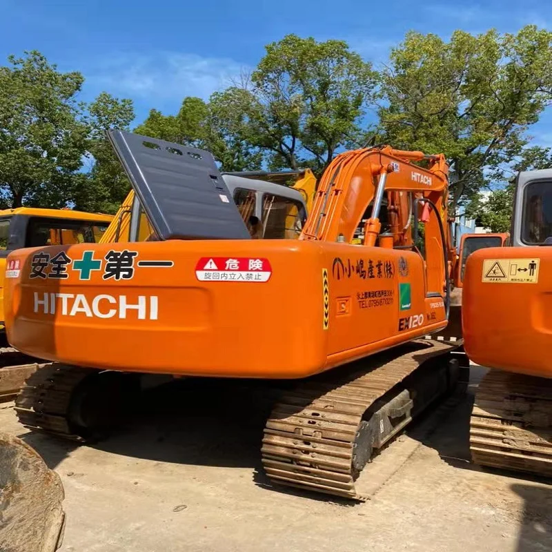 Б/у гидравлический гусеничный экскаватор Hitachi EX120
