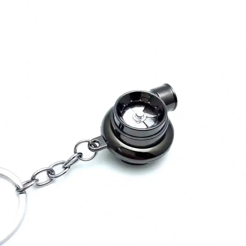 Car Modification Keychain Turbocharged Gear Shift Head Shock Absorber Brake Disc Engine Piston Rotor Car Part Key Ring