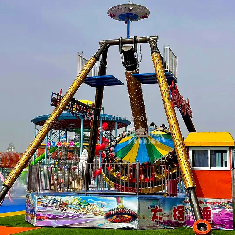 China supplier amusement park thrill attraction 24 seats swing ride big pendulum hammer