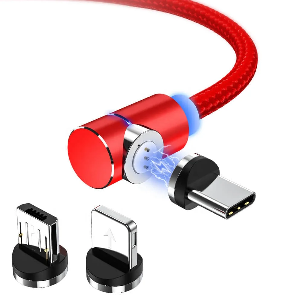 
Weekly Deals Free Shipping 3 in 1 Magnetic Charging Cable for iPhone and Android 